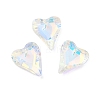 Electroplated Glass Pendants EGLA-M029-05-01-1