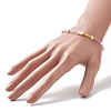 Natural Pearl & Glass Seed Beaded Stretch Bracelet for Women BJEW-JB09930-3