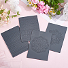 PP Plastic Creasing Plate Sets FIND-WH0152-911A-4