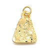 Triangle Brass Pendants KK-S508-36G-1