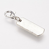 Tibetan Style Alloy Rectangle Pendants X-TIBEP-PH00963-17-2