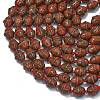 Natural Sesame Jasper Beads Strands G-K389-D27-01-3