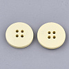Painted Wooden Buttons WOOD-Q040-001H-2