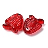 Transparent Glass Enamel Beads LAMP-U004-06-04-3