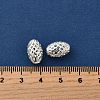 Brass Hollow Beads KK-TAC0002-77S-3
