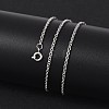 316 Surgical Stainless Steel Cable Chain Necklaces X-NJEW-JN01047-03-3