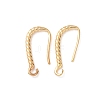 Brass Earring Hooks KK-G604-02G-1