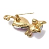 Cute Cat Shaped Alloy Crystal Rhinestone Brooches JEWB-S028-07-2