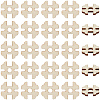 1 Set 1-Hole Wood Buttons BUTT-CY0001-16B-6