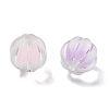 Frosted Transparent Acrylic Beads OACR-A032-15B-2