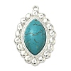 Dyed Synthetic Turquoise Pendants LS-STAS-G374-05S-09-1