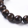 Natural Red Tiger Eye Beads Strands G-C076-10mm-1D-3