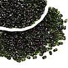 Picasso Spray Painted Glass Seed Beads SEED-T006-04-18-3