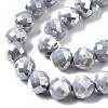 Electroplate Glass Beads Strands EGLA-Q125-007A-3