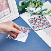 PVC 3D Self Adhesive Mosaic Pattern Stickers with Bright Film DIY-WH0217-11-4