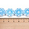 Czech Pressed Glass Beads GLAA-I061-46-4