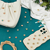 250Pcs 10 Colors Alloy Rhinestone Cabochons FIND-PH0059-67-4