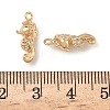 Ocean Style Brass Micro Pave Cubic Zirconia Pendants KK-A280-01A-G-3