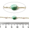 Handmade Natural Amazonite Nuggets Beaded Chains CHC-F020-04G-06-2