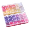 1620Pcs 36 Style Transparent & Opaque Plastic Beads KY-YW0001-42-6
