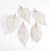 Electroplated Natural Leaf Big Pendants IFIN-Q119-01K-1