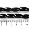 Natural Black Onyx Agate(Dyed & Heated) Beads Strands G-NH0019-C05-11-5