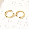 Brass Cuff Earrings X-EJEW-L244-02G-4