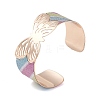 Butterfly Alloy Open Cuff Bangles for Women LS-BJEW-L686-01A-1