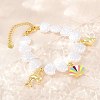 Ocean Brass Enamel Charm Bracelets for Women KK-CBA68DA-15C-G-3
