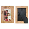 Natural Wood Photo Frames DIY-WH0247-020-4