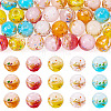30Pcs 5 Colors Handmade Lampwork Beads LAMP-TA0001-51-1