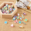 Resin Pendants and Handmade Polymer Clay Pendants DIY-TA0008-75-28