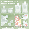   24Pcs PET Plastic Empty Refillable Travel Bags ABAG-PH0001-05-7