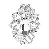 Alloy Rhinestone Brooch for Backpack Clothes PW-WG4AA4A-08-1