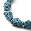 Dyed Natural Lava Rock Beads Strands G-A264-A01-01E-3
