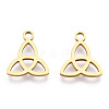 Ion Plating(IP) 304 Stainless Steel Charms LS-STAS-Q201-T172G-1