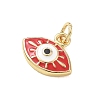 Brass Enamel Pendants KK-CBA3F25-12G-3