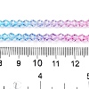 Gradient Color Baking Paint Glass Bead Strands LS-DGLA-A039-T6mm-A07-5
