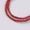 Glass Beads Strands EGLA-E057-02B-07-3