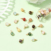 32Pcs 16 Styles Natural & Synthetic Gemstone Pendants PALLOY-SW00089-3