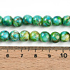 Baking Paint Glass Beads Strands DGLA-N003-8mm-B04-5