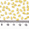 2-Hole Glass Seed Beads X-SEED-S031-M-SH122-2