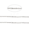 Handmade 304 Stainless Steel Bar Link Chains CHS-G025-10P-2