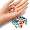 200Pcs Opaque Acrylic Beads MACR-FP0001-17A-4