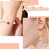 16Pcs 8 Style Natural Gemstone Connector Charms PALLOY-CJ00053-7