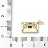 Brass Enamel Pendants KK-U062-36G-3