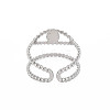 Tarnish Resistant 304 Stainless Steel Open Pad Ring Cabochon Settings LS-STAS-S119-157P-2