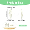 80Pcs ABS Plastic Imitation Pearl Pendants OACR-YW0003-40-2