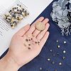 Fingerinspire 160Pcs 8 Style Mini Alloy Metal Buttons FIND-FG0001-36-3