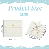 WADORN 4 Sets Square Microfiber Packing Button Bags ABAG-WR0001-09B-2